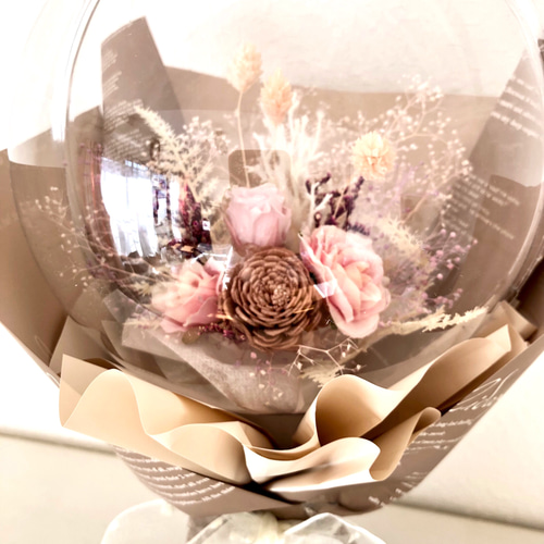 紫系：Flower balloon ( フラワー バルーン ) ソープ フラワー
