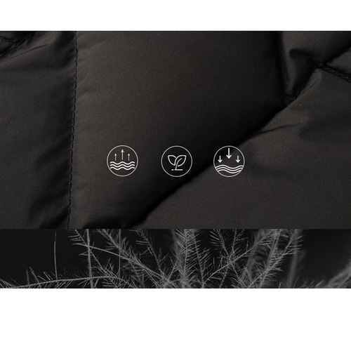 フード付きダウンジャケット 菱形キルティング 暖かいダウン