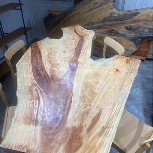 Tokyo 家具・インテリア [特大] 栃 一枚板 ダイニングテーブル 新品/未