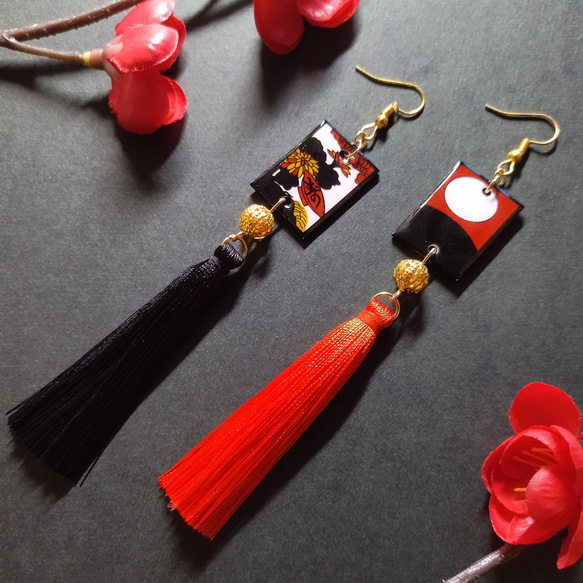 【1224】ハートとタッセルのピアスイヤリング 1224 ハートとタッセルのピアスイヤリング BETTERDAYS_CO_JP