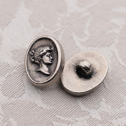 仏ヴィンテージ エリーゼ 15✕6mm 2個 D110129_150 3枚目の画像