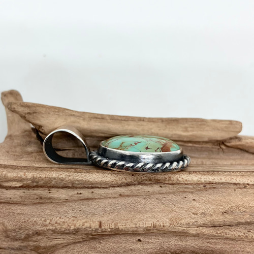 ナンバーエイト ターコイズ トルコ石 シルバー ネックレス ペンダント