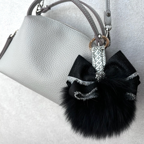 限定1 】リアルファーチャーム リアルフォックスファーチャーム バッグ