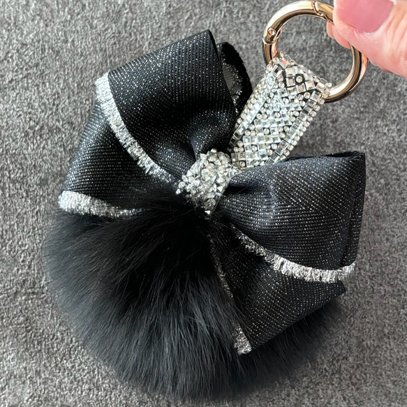 リアルファーチャーム リアルフォックスファーチャーム バッグ