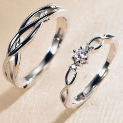 カップルペアリング【セット】ペアリング【セット】 結婚指輪 S 925