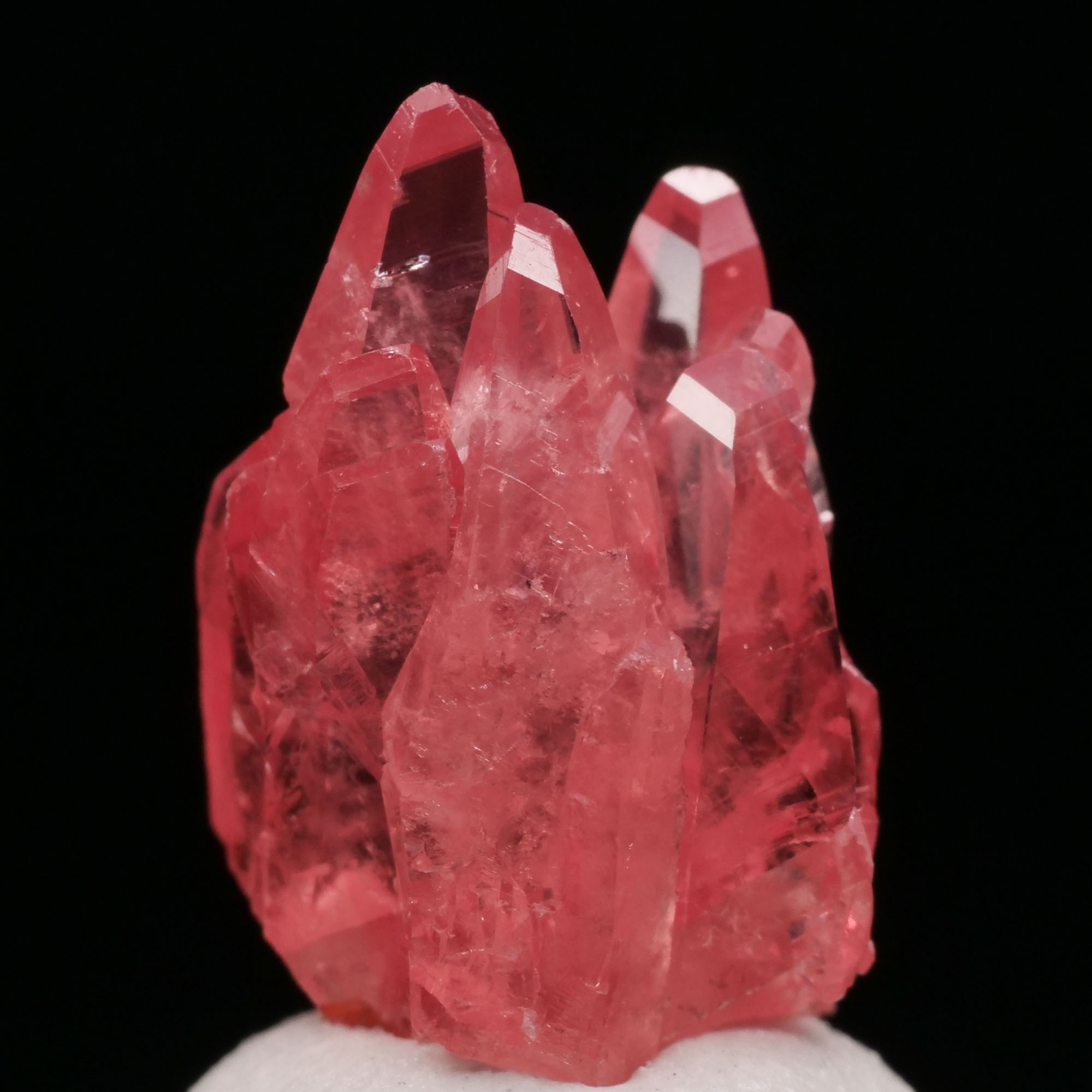 【鉱物 標本 犬牙状 菱マンガン鉱 結晶 原石】南アフリカ ドックティース ロードクロサイト 120,000円