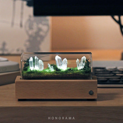 DIOLAMP -ジオランプ-　鉱石輝く草原　ミニチュア 天然石 3枚目の画像