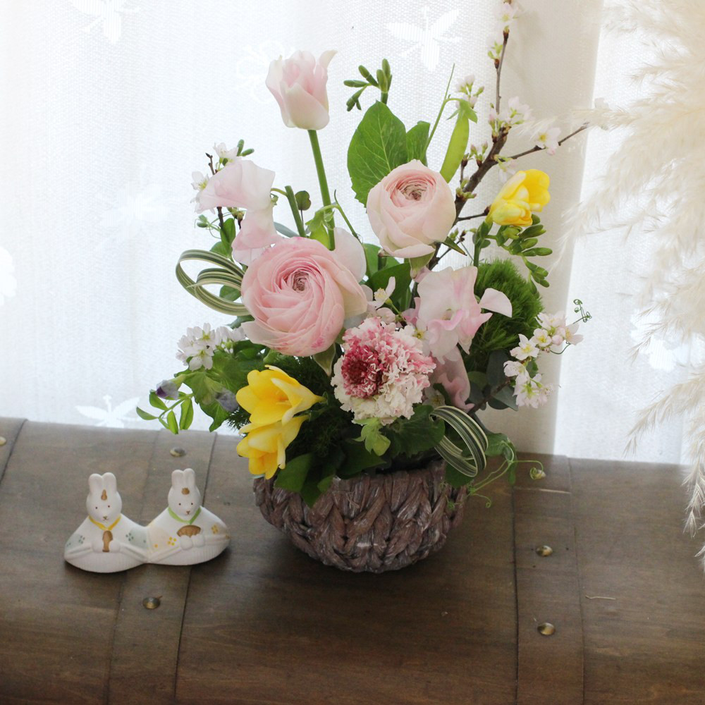 フレッシュひなまつりアレンジ