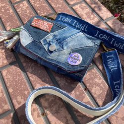 K.121さま専用 デニムリメイク ドラム型バッグ K.121さま専用 デニムリメイク ドラム型バッグ