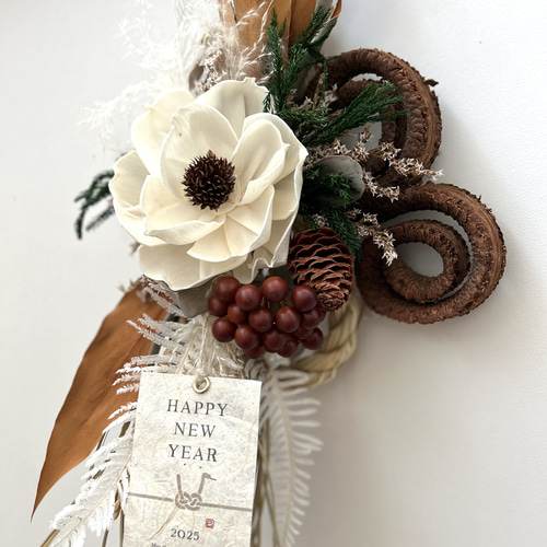 2025年 しめ縄飾り しめ縄リース 1点飾り 【公式通販】
