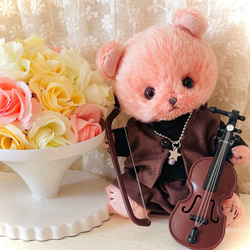 オレンジピンクのテディベア　30cm オレンジピンクのテディベア 30cm 71a74c7fdf2df44f4cb271a3c13189