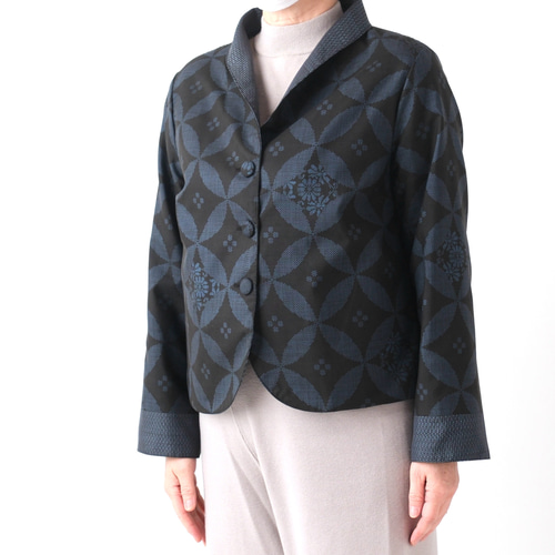 藍染 刺し子 リバーシブル パッチワークジャケット ヴィンテージ 藍染