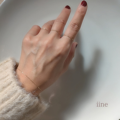 明日までK10指輪3点セット