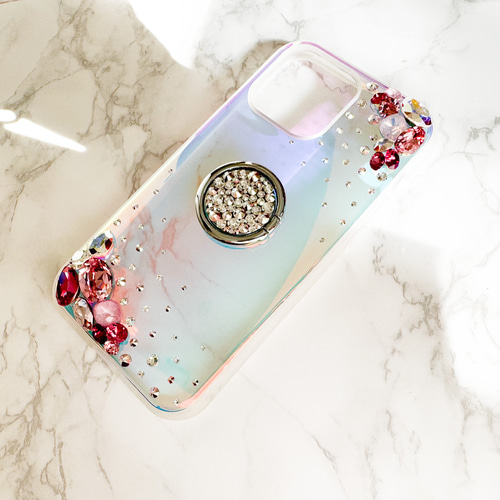 High smartphone case, Crystal print motif, iPhone® 16 Pro