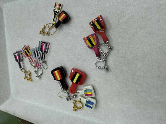 高知　よさこい　鳴子　なるこ　アクセサリー　イヤリング・ピアス 11枚目の画像