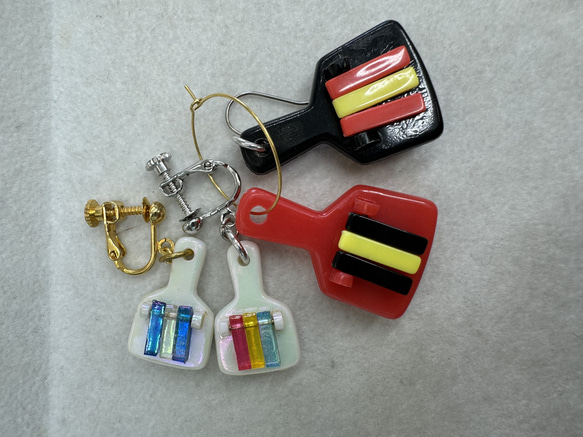 高知　よさこい　鳴子　なるこ　アクセサリー　イヤリング・ピアス 6枚目の画像