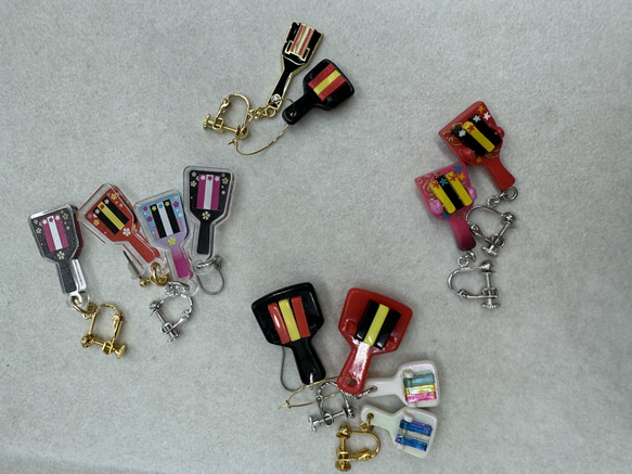 高知　よさこい　鳴子　なるこ　アクセサリー　イヤリング・ピアス 10枚目の画像