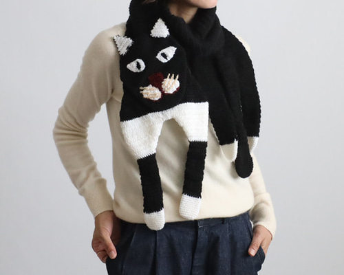 冬／クリスマスSALE クロネコさん anvai 猫 ねこ アニマル