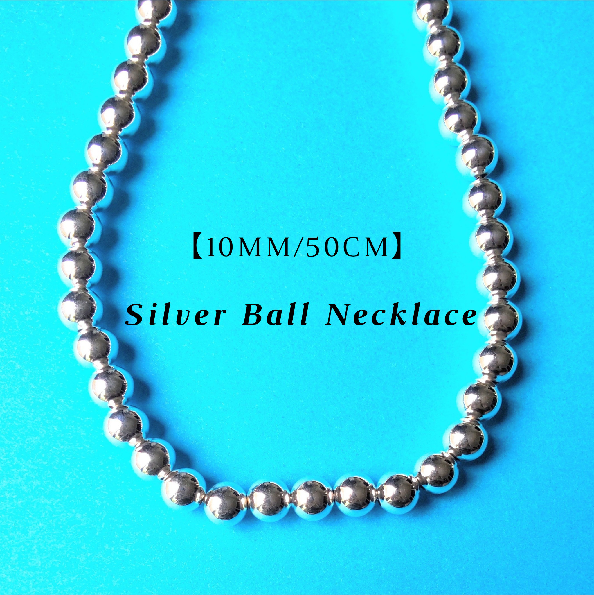 10mm-ナバホ シルバー925チェーン ネックレス50 10mm-NAVAJO SILVER925 CHAIN NECKLACE50 | ROSETTAPRAYER