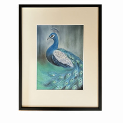 川岸にいる鳥　パステル画 川岸にいる鳥 パステル画 川岸にいる鳥 パステル画 川沿いの鳥