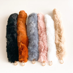 送料無料》チンチラファー付きナンタケットバスケット かご