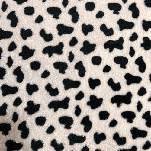 ボア生地セール中】両面ボア生地 フェイクファー うし柄 ホルスタイン