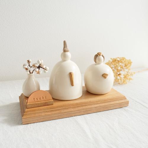 potteribina】ひな人形 陶器製雛人形 雛人形 お雛様 おひなさま