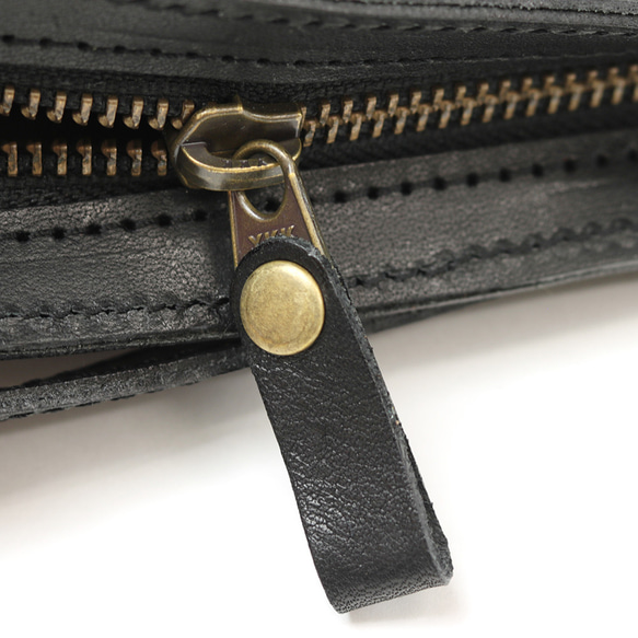 【栃木レザー】レザーサコッシュ 中サイズ ショルダーバッグ  本革  全4色 NC3420V 10枚目の画像