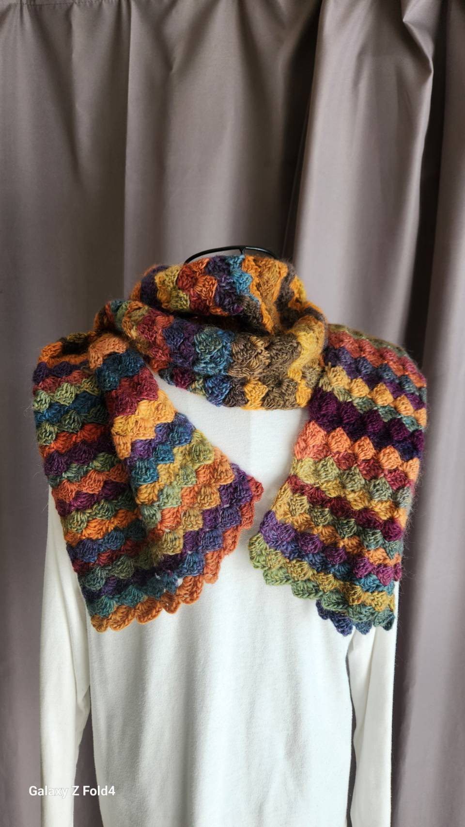 カラフルロングマフラー