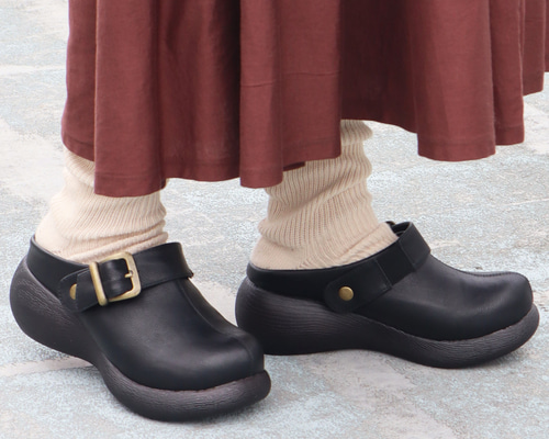 【美品】arts＆science plain sabot 1 23.5 サボ ベーシックサボ | 厚底 サボサンダル 甲高 幅広 定番 2way