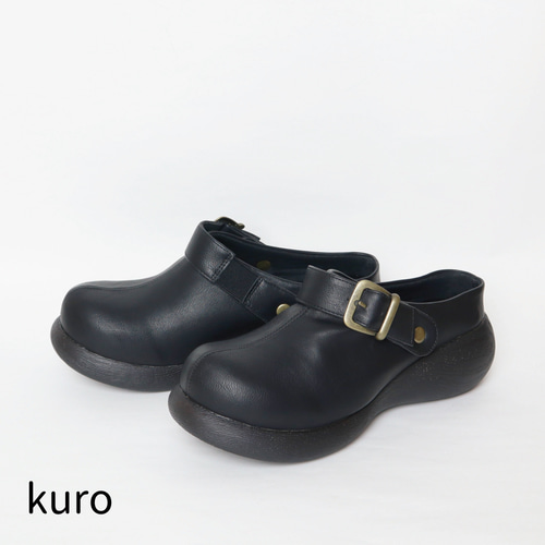 ベーシックサボ | 厚底 サボサンダル 甲高 幅広 定番 2way