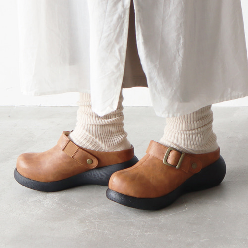 ベーシックサボ | 厚底 サボサンダル 甲高 幅広 定番 2way