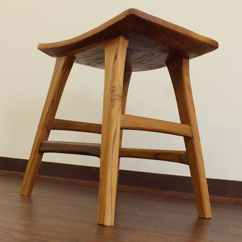 池上店】在庫2点 オールドメゾン old Maison チーク スツール teak