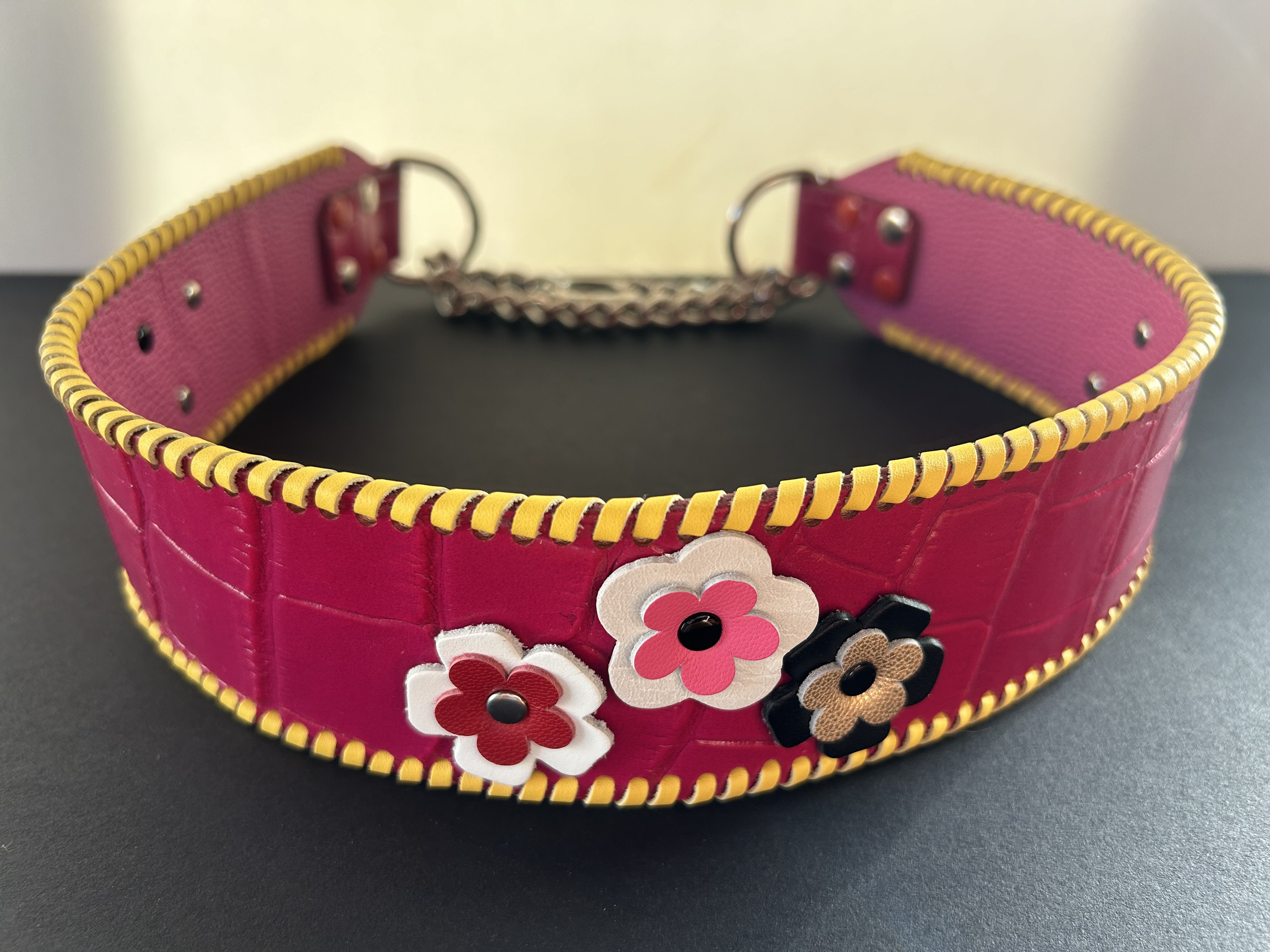 犬の本革ハーフチョークNo.269(大型犬)