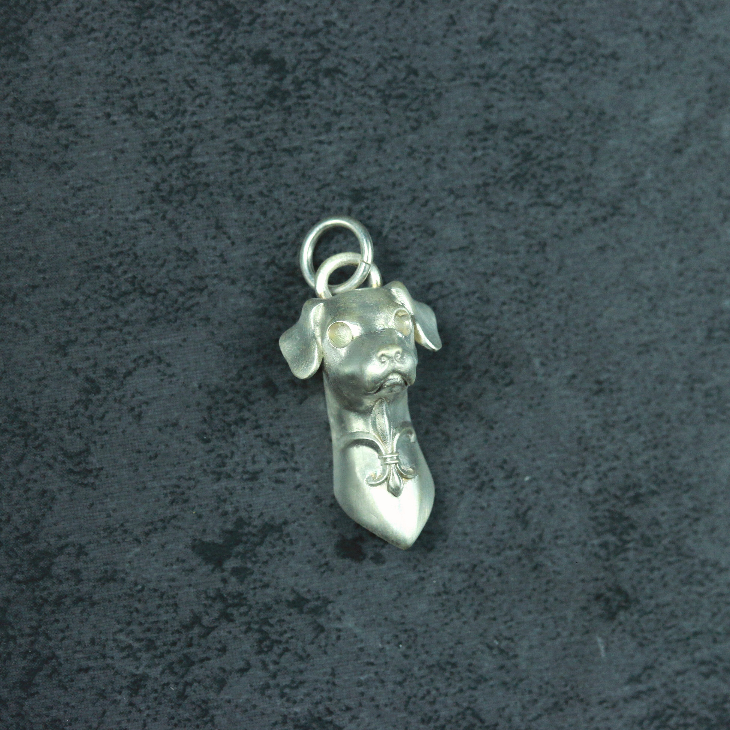 かわいい子犬のネックレスシルバードッグペンダント、動物愛好家のジュエリー、漫画チェーン楽しい、彼女のための誕生日プレゼン