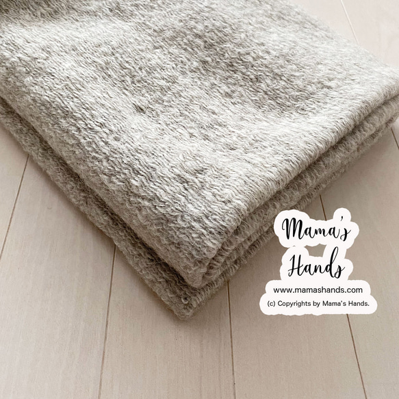 ⭐️ 僅剩 1 件 ⭐️ 時尚柔軟蓬鬆馬海毛淺米色本色卷秋冬春季圍脖 第5張的照片