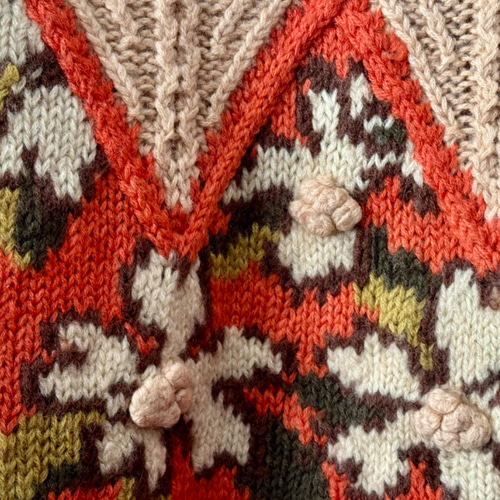 2024新作】太い棒針での手編みセーター 秋冬.100％ウールセーター