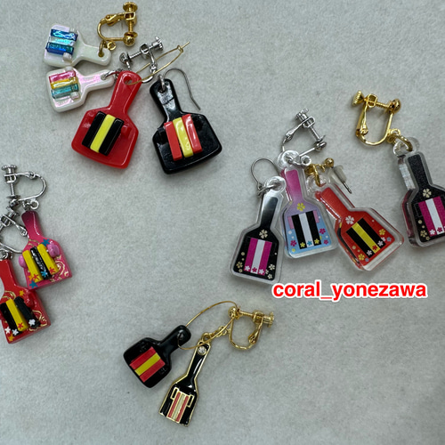 kuro♪♡13点イヤリング+おまけイヤリング+4 kuro♪♡13点イヤリング+おまけイヤリング+4 kuro♪♡13点イヤリング+