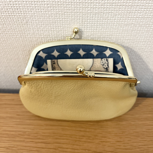 希少✨HEYOKa ヘヨカ 長財布 がま口 レザー パッチワーク マルチカラー バイカラー がま口長財布(カードポケット14） | made in RYOGOKU
