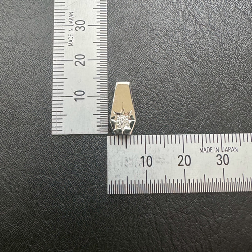 受注生産】Pt900 【20-30g喜平用】 (小)0.08ct ダイヤ 後光留