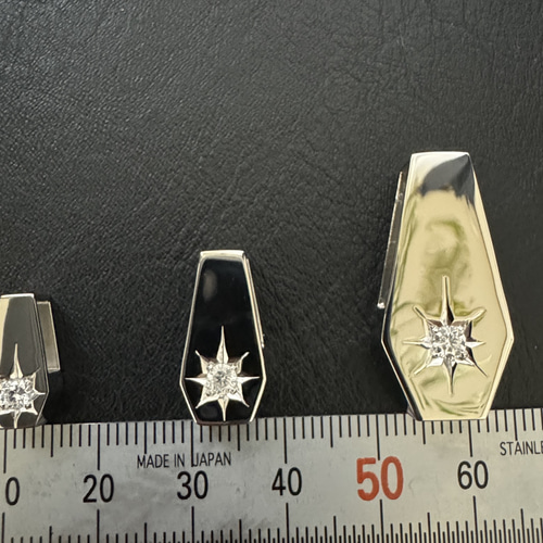 受注生産】Pt900 【20-30g喜平用】 (小)0.10ct ダイヤ 後光留 受注生産】Pt900 【20-30g喜平用】 (小)0.10ct ダイヤ 後光留