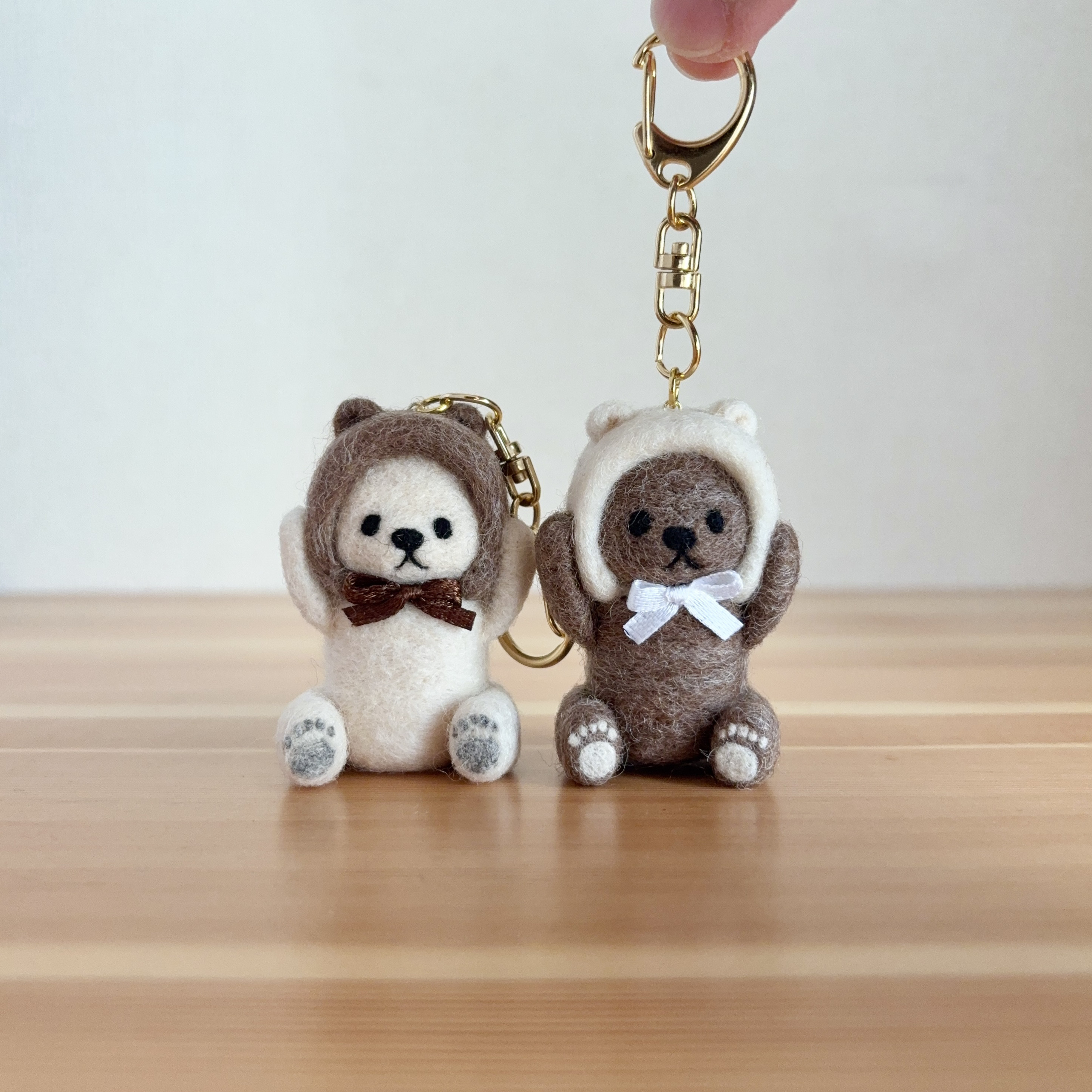 【✽確認用✽】レトロブルーのくまさん✽羊毛フェルト cec8c4b8e7eb28a16aaa4094a41b0d