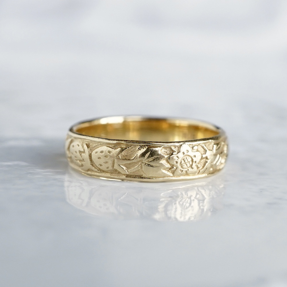 K18/PT Wild strawberry band [R105K18/PT]