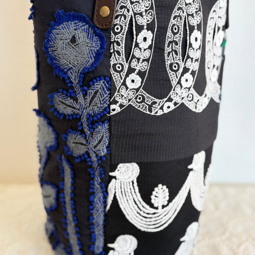 一点物 送料無料 ミナペルホネン バケツ型トートバッグ ハンドメイド