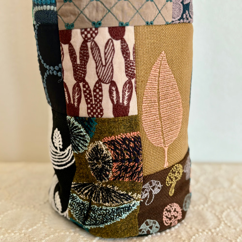 一点物 送料無料 ミナペルホネン バケツ型トートバッグ ハンドメイド