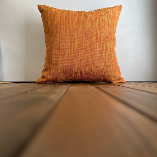 SALE!!】【クッションカバー】【椅子生地使用】【日本製】 橙色