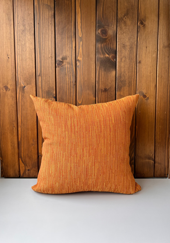 SALE!!】【クッションカバー】【椅子生地使用】【日本製】 橙色