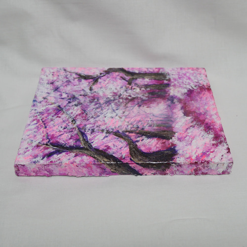 油絵 油彩 油彩画 絵 絵画 F0号【春】 絵画 HR 通販 18533871