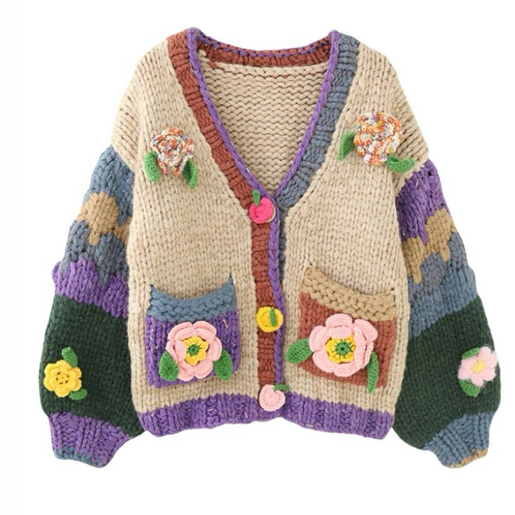 秋冬ニットアウター、秋冬カーディガン、前開きニットセーター、ニットセーター、ジャケット、レディース、防寒対策