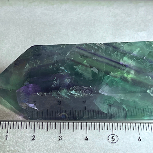 レインボー フローライト マルチカラー 蛍石 ポイント 原石 天然石  